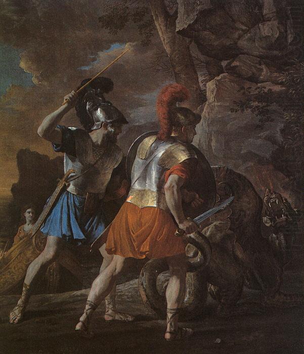 The Companions of Rinaldo, Nicolas Poussin